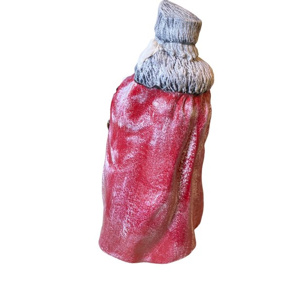 Ceramic Santa with Animals Figurine Homemade Christmas Decor - Picture 9 of 14